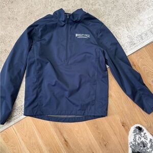 Wrigley Field Port Authority Navy Quarter-Zip Pullover